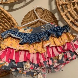 Matilda Jane ruffle skirt with shorts brand new